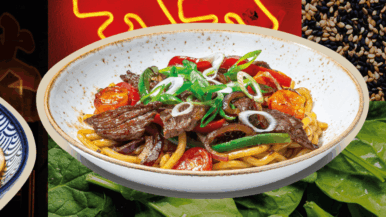 Korean Beef Yaki Udon