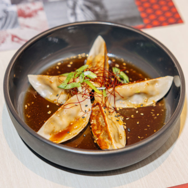 Gyozas de vaca madurada